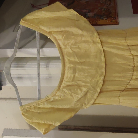 CHARLES HENRY YELLOW RUFFLE SUNDRESS-SIZE M - Picture 5 of 8